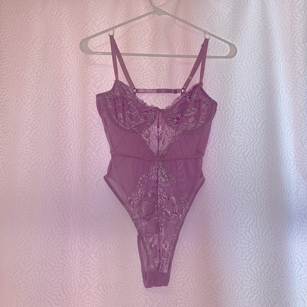 *Lace Mesh Lingerie Bodysuit*